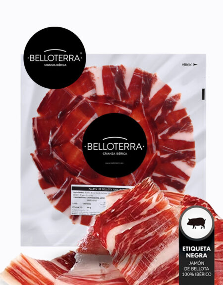 Paleta de Bellota 100% Ibérico - Loncheada a Cuchillo 80g