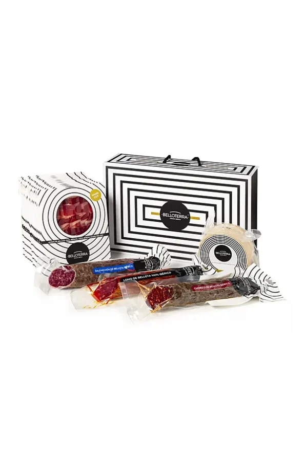 Pack gourmet ibérico con jamón y queso Belloterra